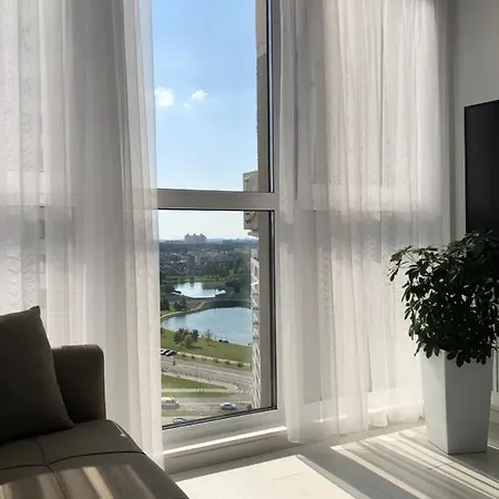 Apartament New Flat Mayk Minsk 65 Smart Tv Panoramic View Of The River *