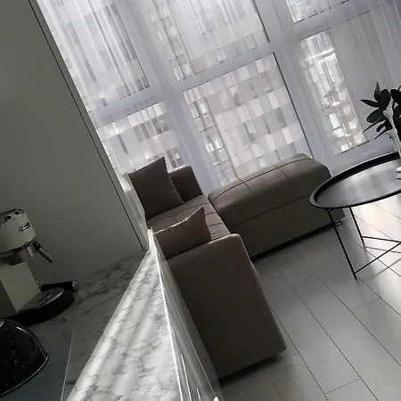 Apartament New Flat Mayk Minsk 65 Smart Tv Panoramic View Of The River Mińsk