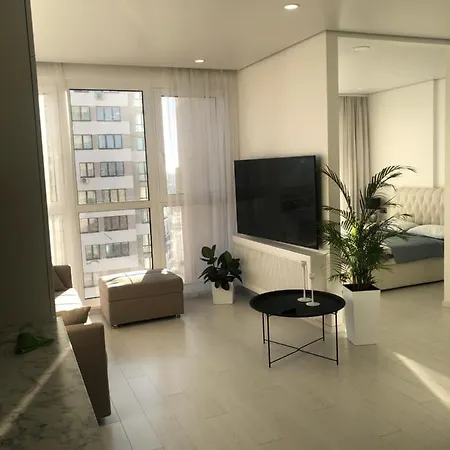 Apartament New Flat Mayk Minsk 65 Smart Tv Panoramic View Of The River *