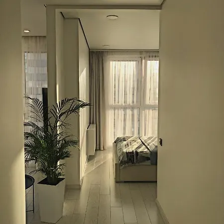 Apartament New Flat Mayk Minsk 65 Smart Tv Panoramic View Of The River Mińsk