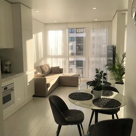 Apartament New Flat Mayk Minsk 65 Smart Tv Panoramic View Of The River Mińsk